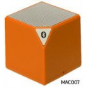 Enceinte MUSIC CUBE BLUETOOTH MIC Corail