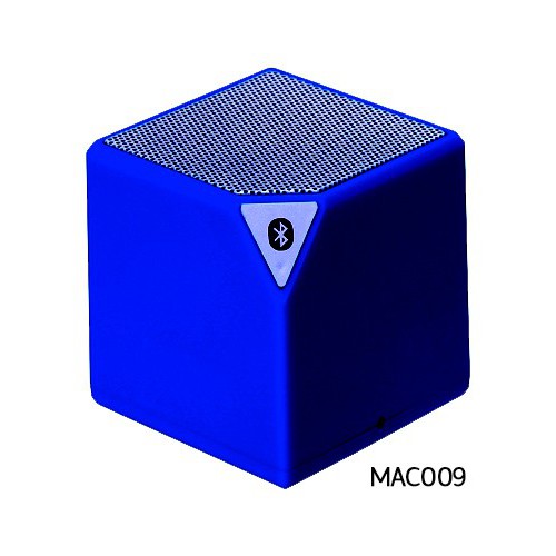 Enceinte MUSIC CUBE BLUETOOTH MIC Bleu