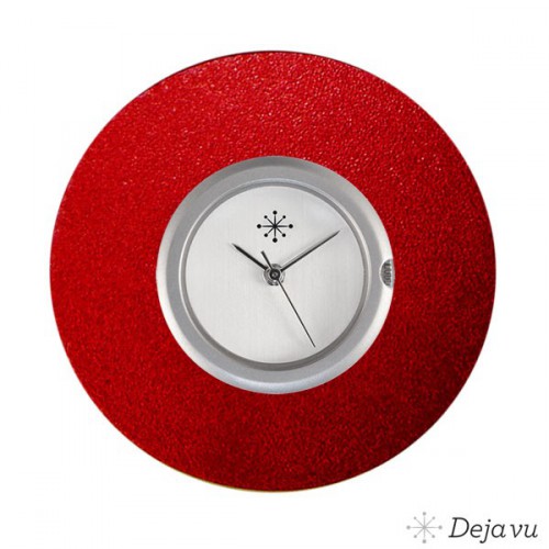 DEJA VU Rondelle Aluminium Rond Rouge