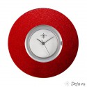 DEJA VU Rondelle Aluminium Rond Rouge